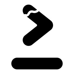 Greater than or equal to symbol glyph