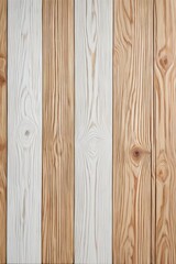 Fototapeta premium a close up of a wooden wall with a white and brown stripe