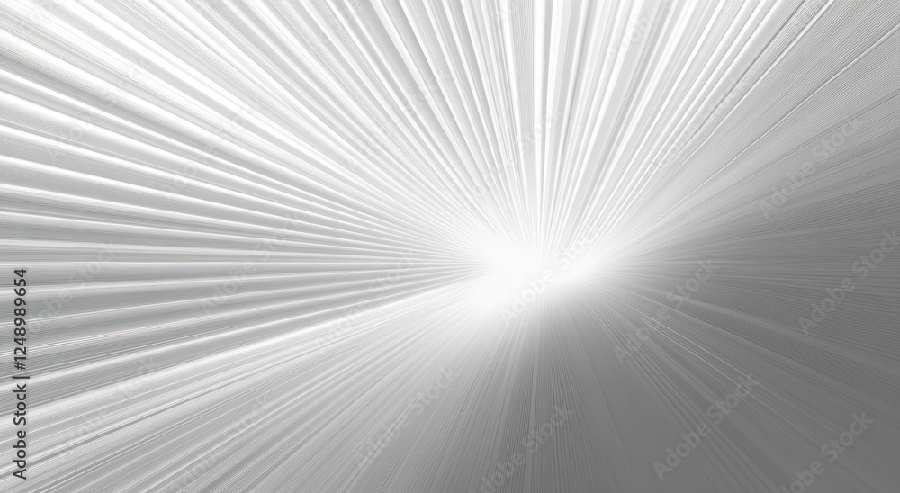 Poster radial white lines abstract design soft light minimalist background