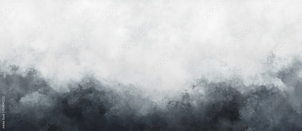Poster minimalist abstract painting in soft grey tones with subtle textures and elegant negative space