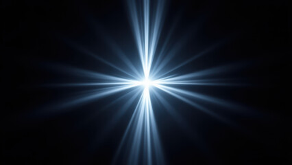 Obraz premium A dramatic photograph with a religious symbolism featuring a bright light emanating from a silhouette of a cross.