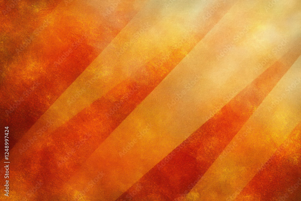 Aufkleber abstract orange yellow background with textured geometric triangle shapes in fun colorful pattern fo