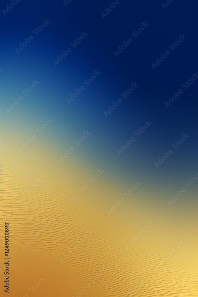 Poster smooth vertical gradient transitioning from deep blue to soft golden hues creating a serene backgrou