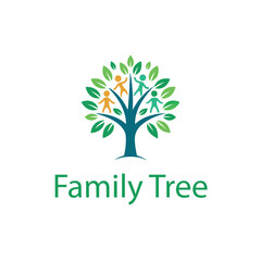 Obraz premium Family tree logo