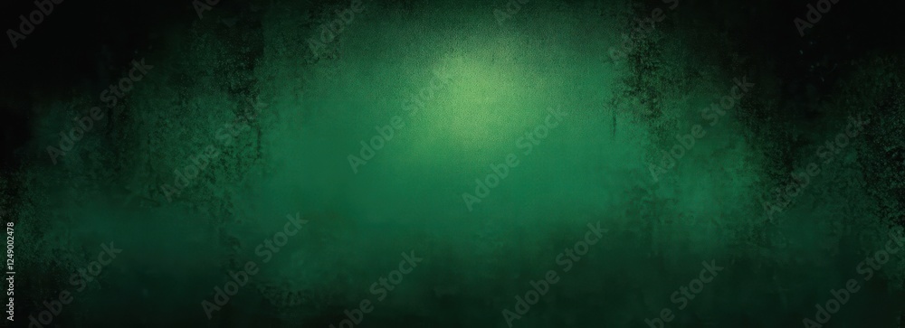 Poster dark emerald green abstract background with black texture and grunge design
