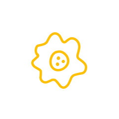 blooming flower line element