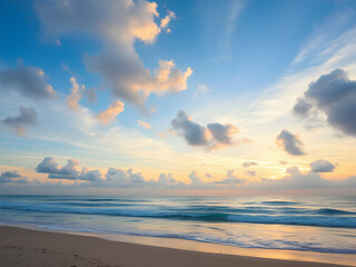 Obraz premium sunset on the beach