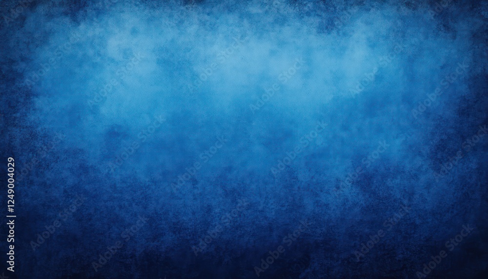 Poster textured blue canvas background vintage grunge soft gradient abstract design