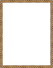 frame of rope border