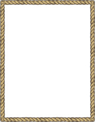 frame of rope border
