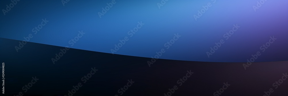 Poster gradient background banner with smooth transitions from deep blue to dark tones, perfect for digital