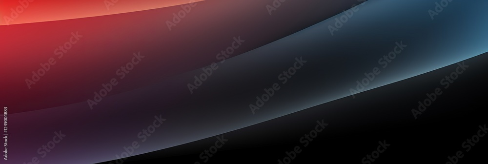 Poster vibrant gradient background creating a smooth transition from red to blue for a dynamic banner desig