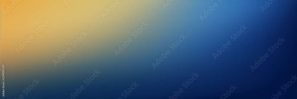 Poster gradient background design featuring a smooth transition from warm yellow to cool blue tones for cre