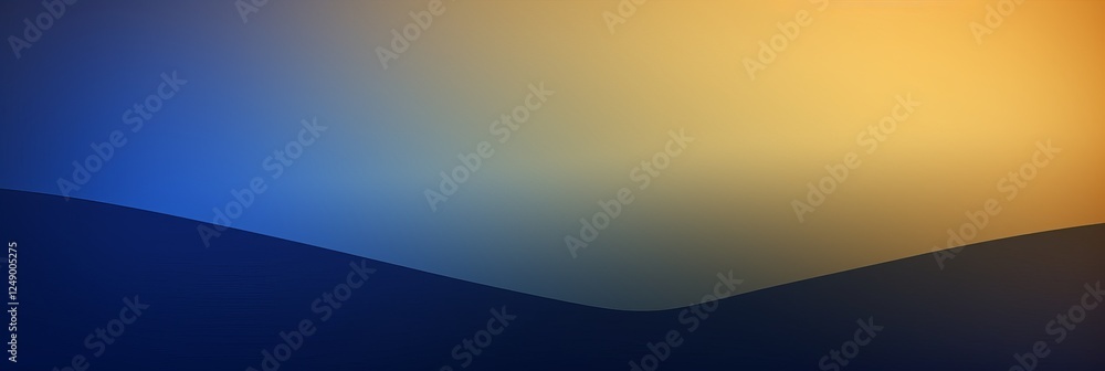 Poster gradient background banner featuring smooth transition from blue to yellow tones suitable for variou