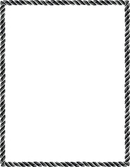 frame of rope border