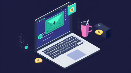 displaying an email scam about an incredible business opportunity with exaggerated claims 