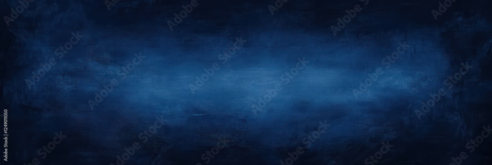 Poster deep blue abstract background with grunge texture and distressed pattern in dark navy and black tone