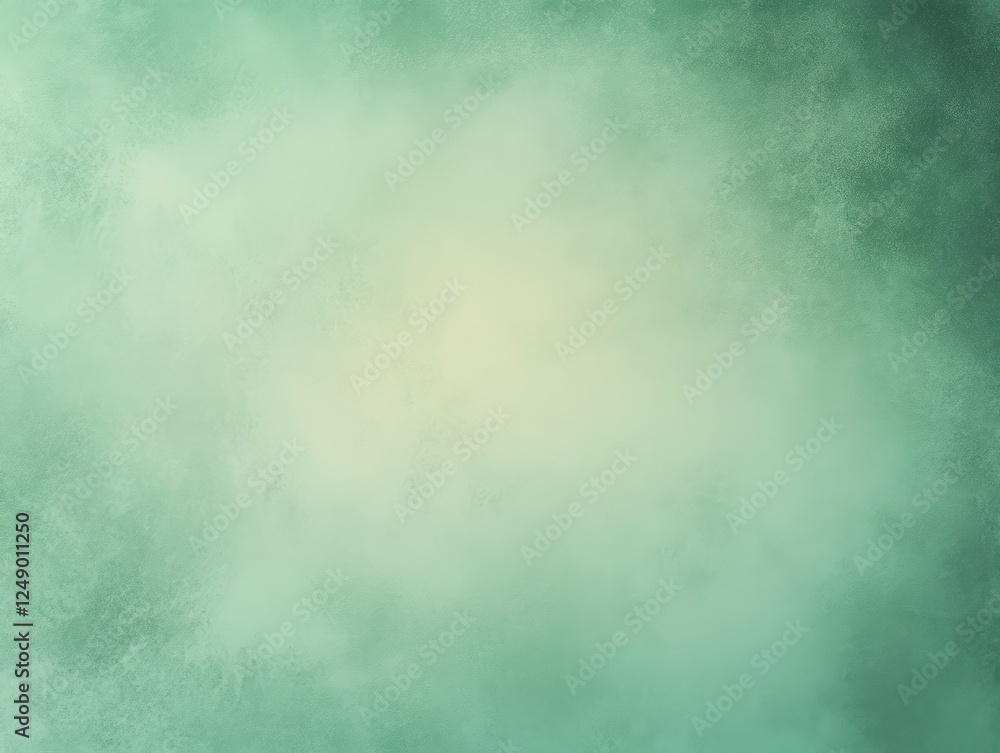 Poster pastel green abstract background with soft gradient and gentle lighting