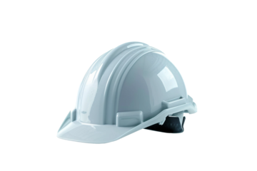 Reliable Industrial Safety Helmet with Multiple Ventilation Options Isolated on Transparent Background