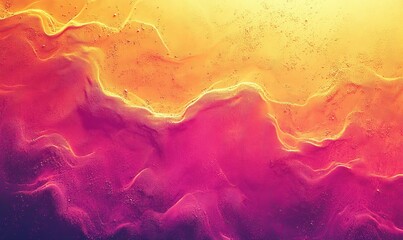 Abstract pink and orange wave pattern in a warm sunset color scheme