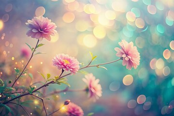 Naklejka premium Dreamy Pastel Gradient Background: Soft Vintage Photography