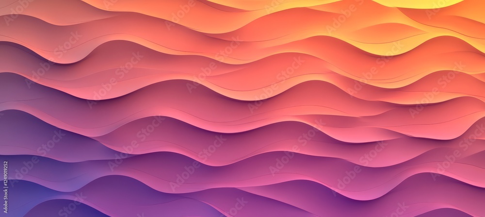 Poster seamless light red to pastel pink gradient background in 3d minimalist design for text placement.