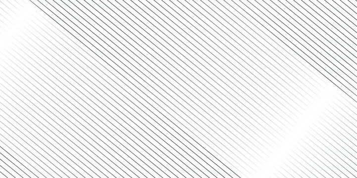 Seamless oblique, stripe diagonal vector stylish wave grid thin technology grayscale fabric line texture pattern. geometric fabric stripe line black and gray gradient beautiful repeat design.