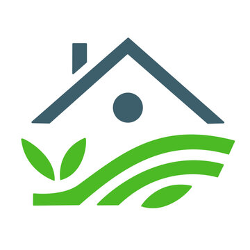An eco-friendly home seamlessly blending with nature, creating a sustainable and comfortable living environment