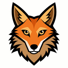 Coyote Head – Detailed Vector Illustration & Line Art for Printable Designs