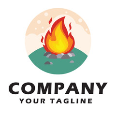 Adventure logo vector illustration editable 