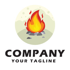 Adventure logo vector illustration editable 