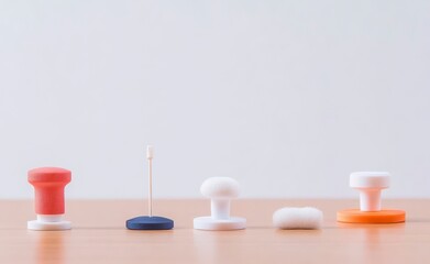 Colorful Stamp Tools for Crafting and Stationery Projects