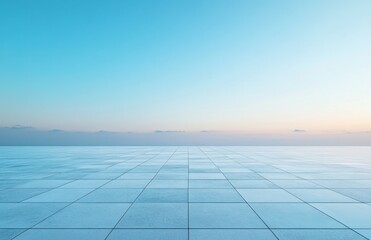 3D rendering architectural space background platform