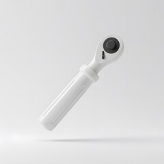 White Ratchet Wrench: Minimalist Tool Design