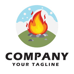 Adventure logo vector illustration editable 