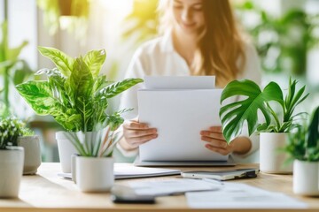 A mobile printer connected to a laptop wirelessly printing important documents