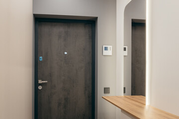 Interior of light corridor in the apartment