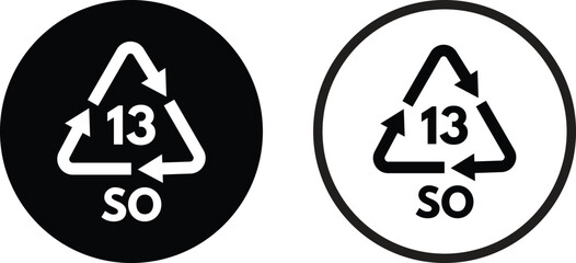 Battery recycling 13 so icon set in two styles isolated on white background . Vector illustration