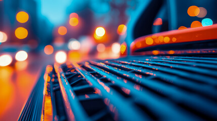 Chromatic Rhythms: An Abstract Grating Symphony