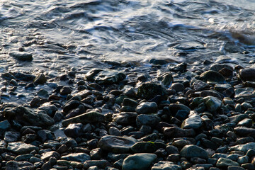 surf on the pebble beach