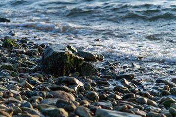 surf on the pebble beach