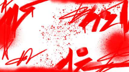 graffiti overlay in grunge style on transparent background