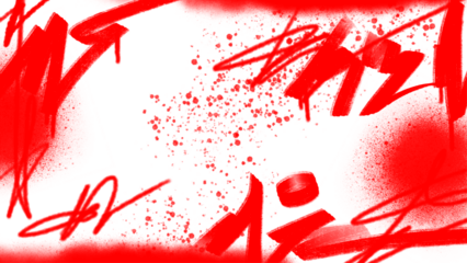 graffiti overlay in grunge style on transparent background