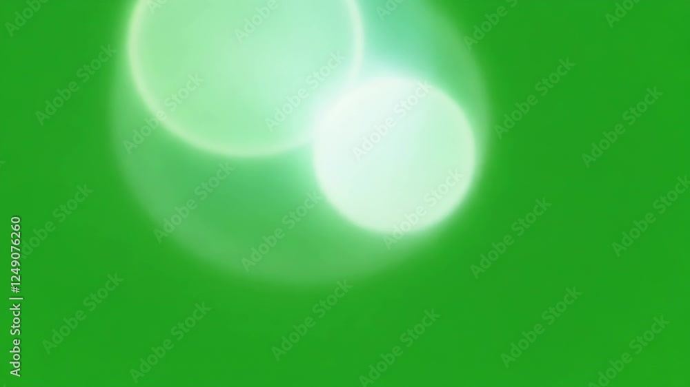 Poster luminescent circles of mist float effortlessly their serene glow contrasting with the lush backgroun