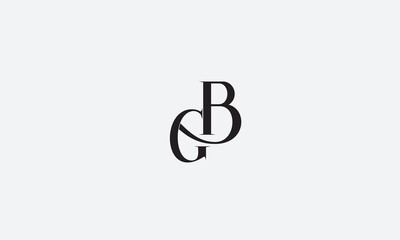 GB, BG, G, B Abstract Letters Logo Monogram	