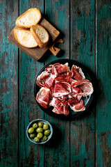 Spanish ham Jamon Iberico