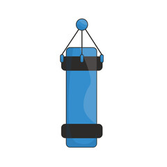 blue and black gym icon illustration