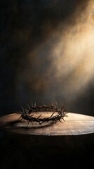 Crown of Thorns in Golden Light