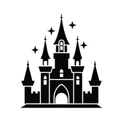 Fototapeta premium vector illustration of a castle