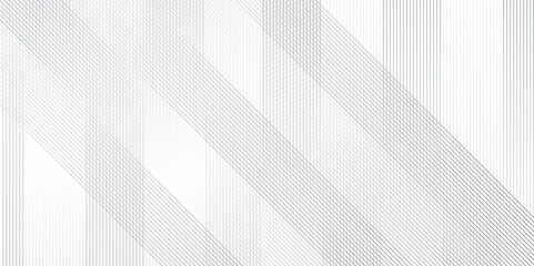 White and gray gradient fabric dynamic line textile abstract background. oblique stripe diagonal line wave parallel black chevron digital vector illustration art pattern.	
